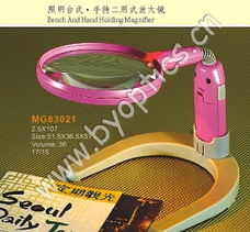 便攜實(shí)用的折疊帶照明放大鏡 小物件大作為